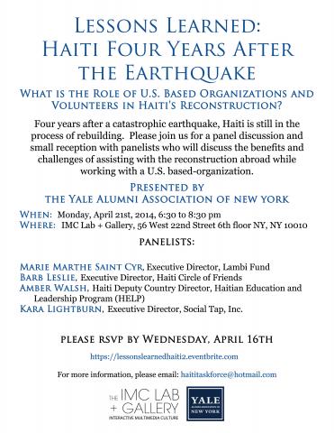 Lessons Learned: Haiti Four Years After The Earthquake